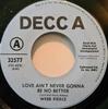 7-дюймовая пластинка УЭББ ПИРС - Любовь никогда не будет лучше 32577 Decca 1969 США Фолк Б/У