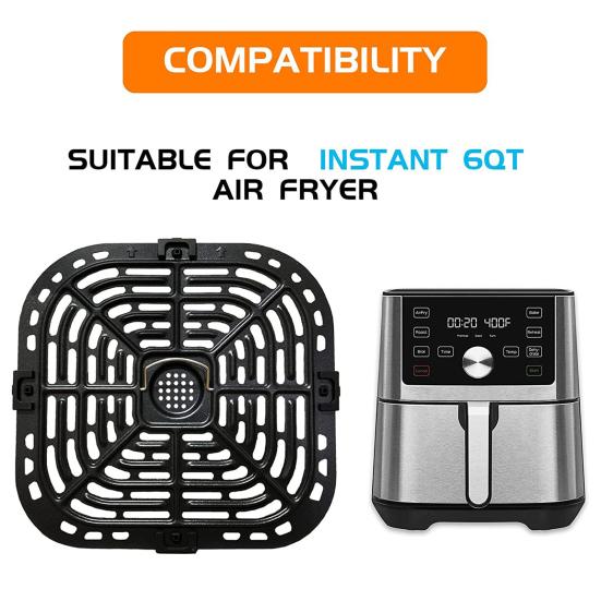 1 комплект гриля, пищевая фритюрница с антипригарным покрытием, съемная запасная часть фритюрницы для Instant Vortex 4qt