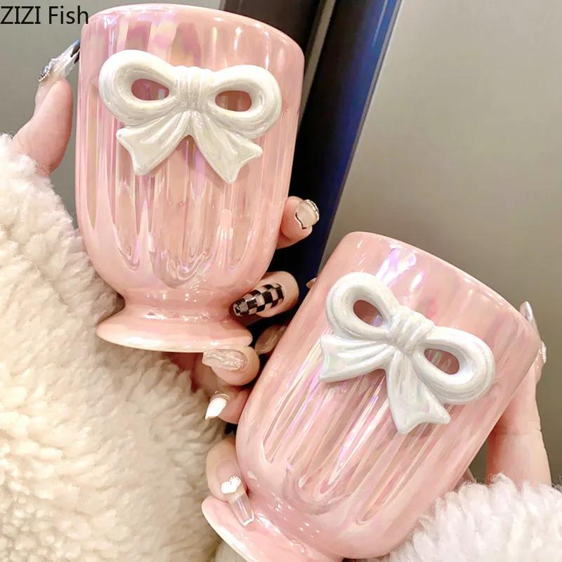 Комплект для ванной комнаты Bowknot, стакан для ополаскивания полости рта, дозатор для мыла, мыльница, керамический набор для мытья посуды, держатель для зубных щеток, набор принадлежностей для ванной комнаты отеля