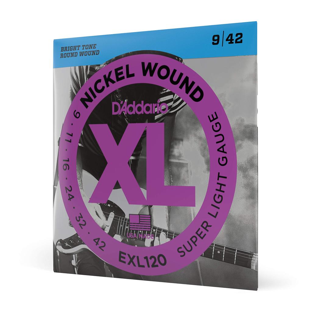 Electric Guitar Strings D'Addario XL Nickel Super Light .009-.042 EXL120 (Japan Domestic Genuine Product)
