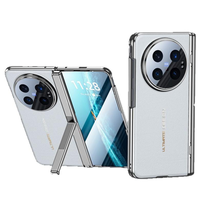Vivo X Fold6 Leather Case With Hidden Hinge Stand Shockproof Anti-Fingerprint Shell Film Integrated Design
