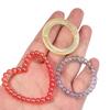 20pcs/lot Colored Heart Round Hollow Beads Loose Spacer Acrylic Beads For Jewelry Making DIY Charms Bracelet Earring Accessories