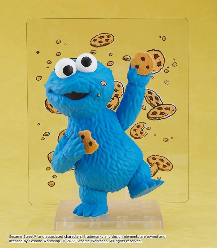 Nendoroid Sesame Street Cookie Monster Plastic Painted Movable Figure Non-Scale