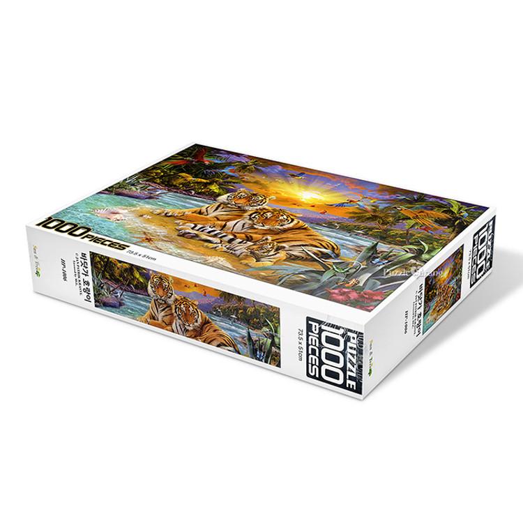 Пазл из 1000 деталей / Red Tiger Forest, популярная корейская головоломка