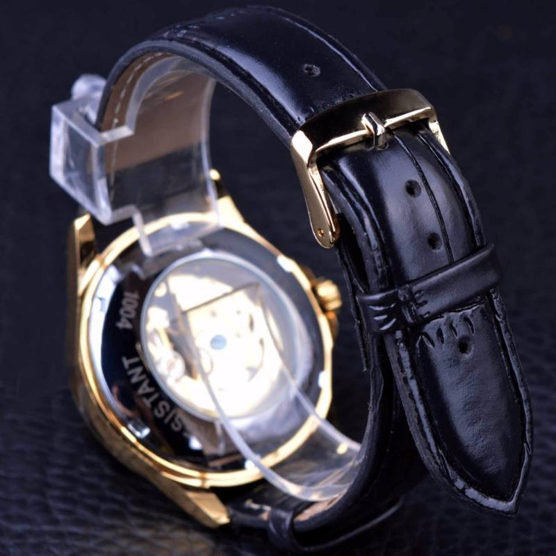 Мужские индивидуальные классические скелетонизированные часы WINNER, автоматические механические часы