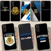 Герб Эстонии Эмблема для Redmi Note 12 Pro Plus Чехол для Redmi Note 10 8 9 11 Pro 12S 11S 10S 9S 9C 10C 12C Чехол