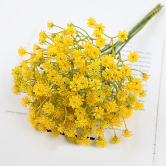 6 шт., искусственные гипсофила, реалистичные цветы, многоразовые, тонкая работа, невыцветающие искусственные растения, домашний декор