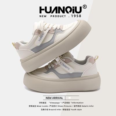 Глобальная платформа белые туфли женские ZHQ5886 весна новая высокая универсальная спортивная женская обувь студенческие тенденции обувь для доски