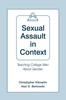 Книга Sexual Assault In Context : Teaching College Men About Gender