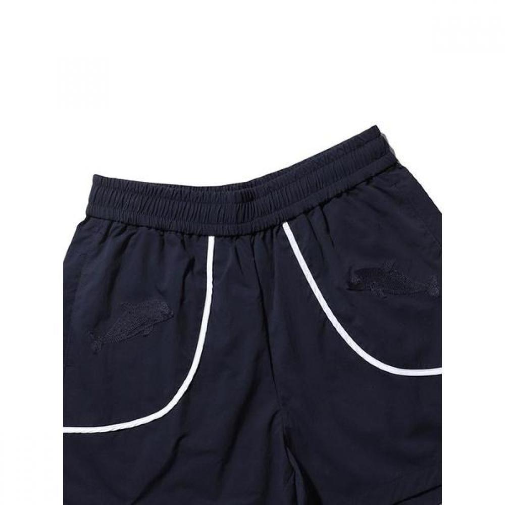 Bbc Earth Women S Short pantS Animal Embroidery Navy