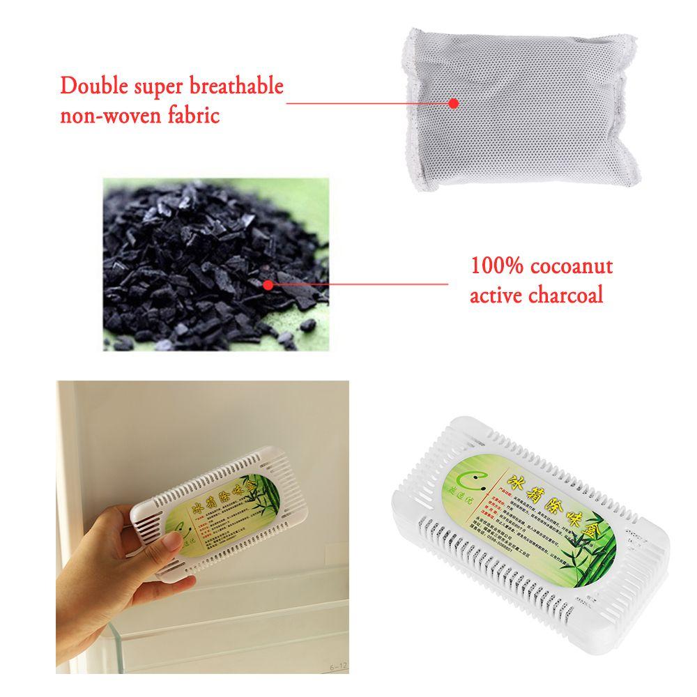 Eco-friendly Fridge Activated Carbon Box Smell Remover Air Fresher Purifier