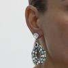Boucles d’oreilles - LUXENTER - Liodas - finition argentée - pierres multicolores - cristal