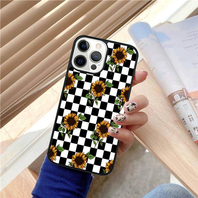 Клетка Шахматная Клетка Клетчатый Чехол для Телефона Для iPhone 17 Air 15 16 14 13 12 Pro Max 11 Pro Max Plus