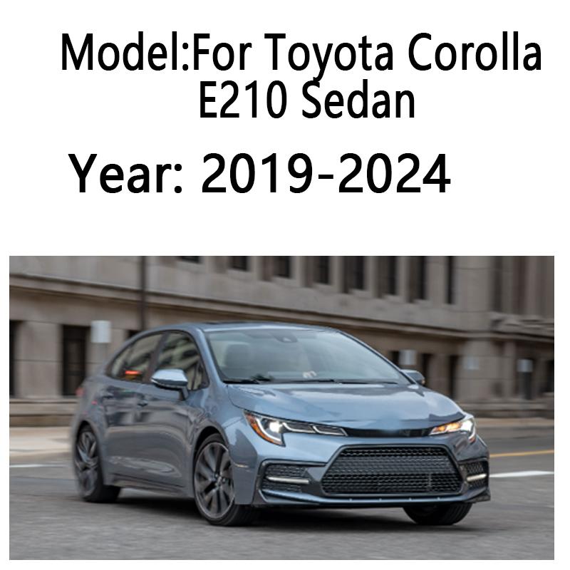 Коврик в багажник для Toyota Corolla E210 Седан Гибрид 2019~2024 Поддон-вкладыш в багажник Антигрязевой коврик на пол Автоаксессуар