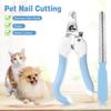 Кусачки для ногтей питомца Собака Кошка Уход Ножницы для ногтей Нержавеющая сталь Прямая ручка Кусачки Товары для питомцев
