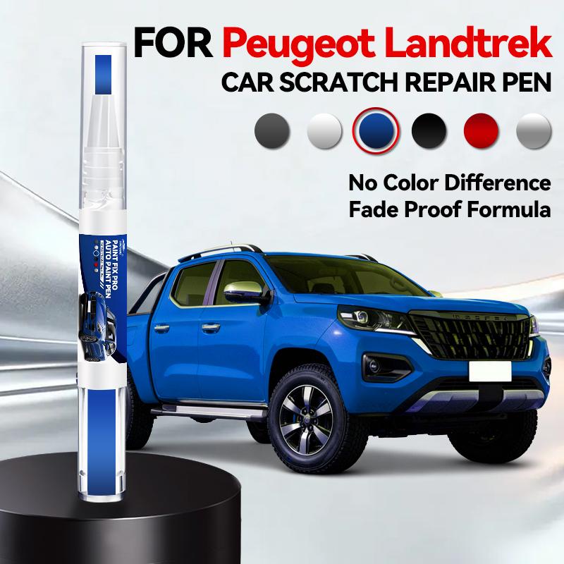 For Peugeot Landtrek Car Paint Repair Pen Touch Up Scratch Remover DIY Auto Accessories Black White Blue Silver Grey