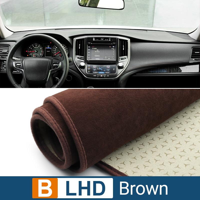 Чехлы на приборную панель автомобиля, избегайте света, козырек от солнца, анти-УФ-ковры, нескользящие коврики для Toyota Crown S210 2013 2014 2015 2016 2017