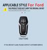 High quality Car Remote Key Case Cover Leather For Ford TYUJH7 Fusion Mondeo Mustang F-150 Explorer Edge 2015 2016 2017 2018 Accessorie