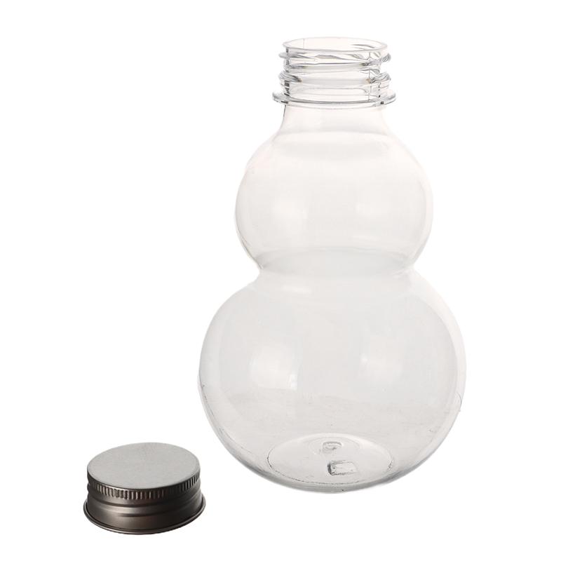 Одноразовые бутылки для воды в форме тыквы объемом 500 мл для молочного чая, кофе, сока, портальная чашка для питья, домашняя прозрачная бутылка для напитков для сока