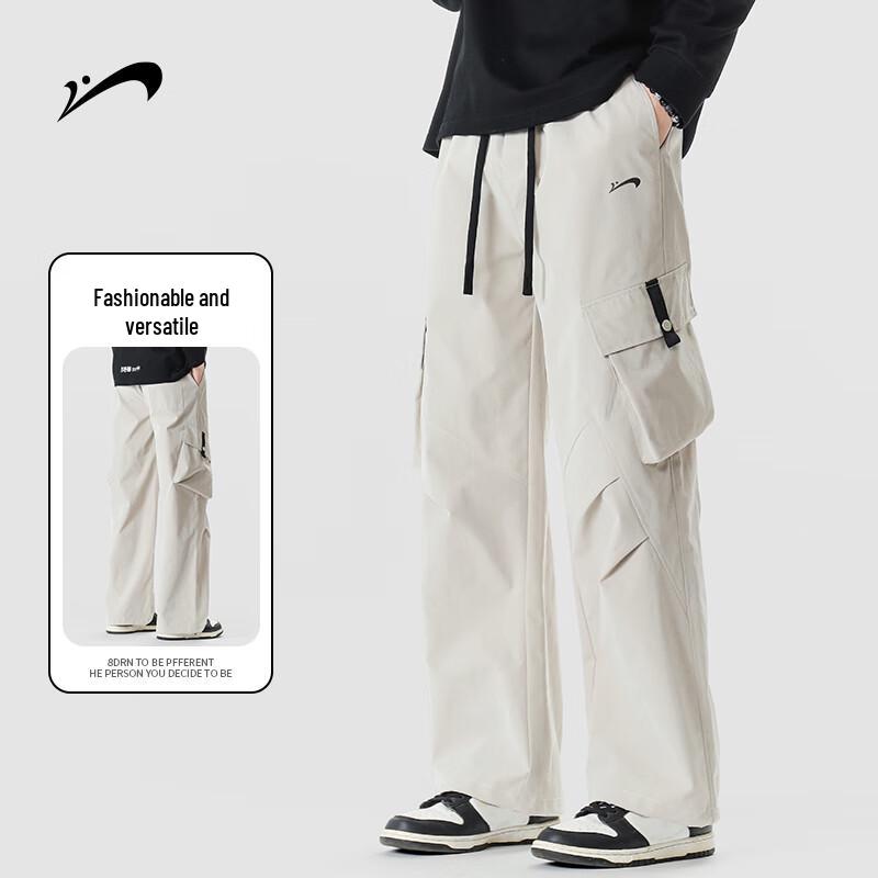 Guiren Niao Men's Loose Straight Leg Cargo Pants