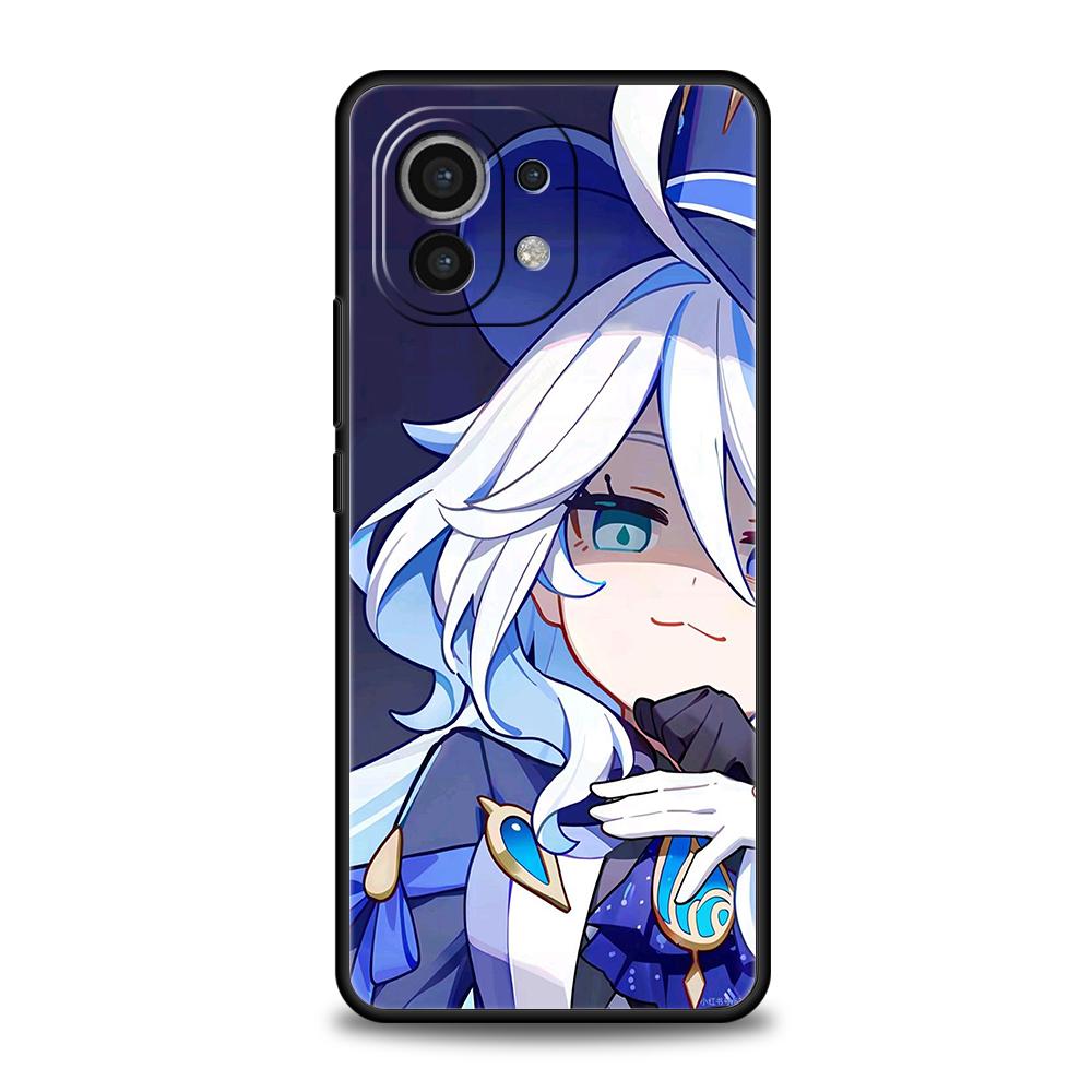 Чехол для телефона для Xiaomi 15 14 13 12 Lite 14T 13T 12T Pro Poco X7 X6 X5 X4 X3 NFC F7 Ultra F6 Pro Cover Genshin Impact Furina