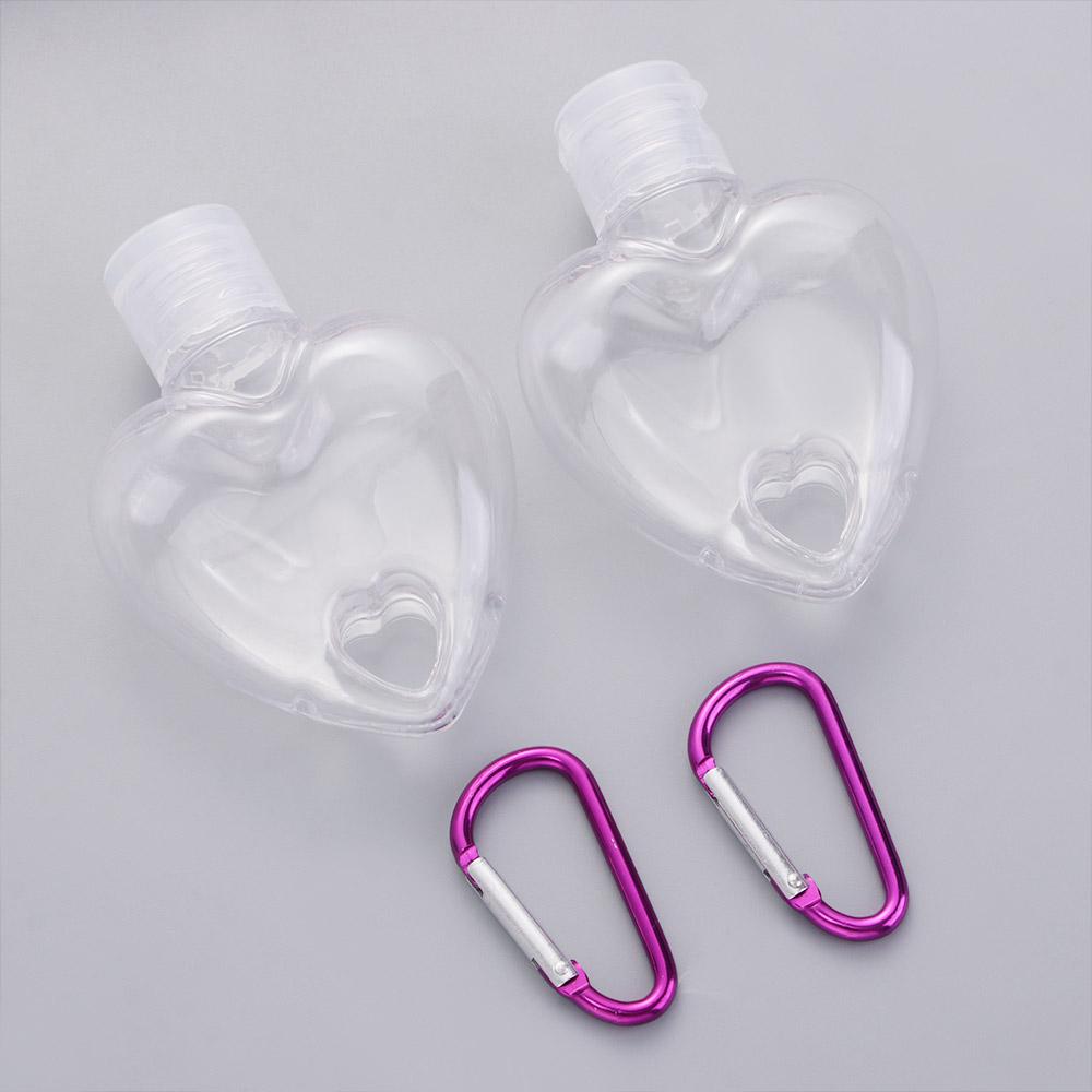 Форма Пластик С кольцом для ключей Многоразовая бутылка Бутылка для жидкого мыла Косметический контейнер Бутылка-спрей