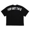 Fashion Gym Summer Sports Fitness Short Sleeve Tshirt Unisex YOU GOT THIS Loose Letter Print Running Training Casual Trendy Tops
