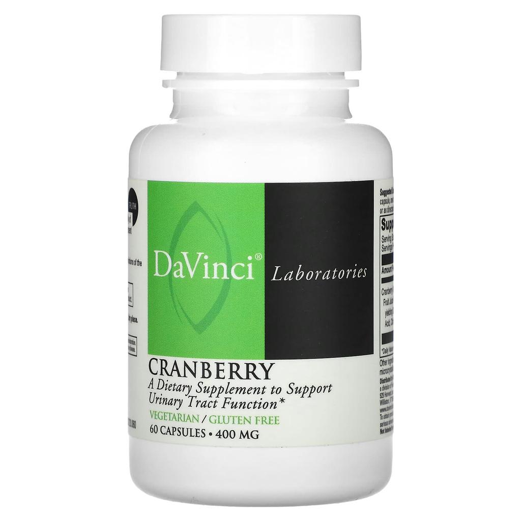 DaVinci Laboratories of Vermont Клюква, 400 мг, 60 капсул