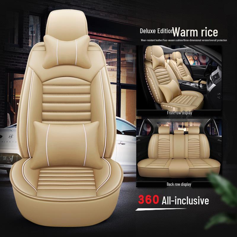 A1 Full Leather Car Seat Cushion - Universal Sport Design