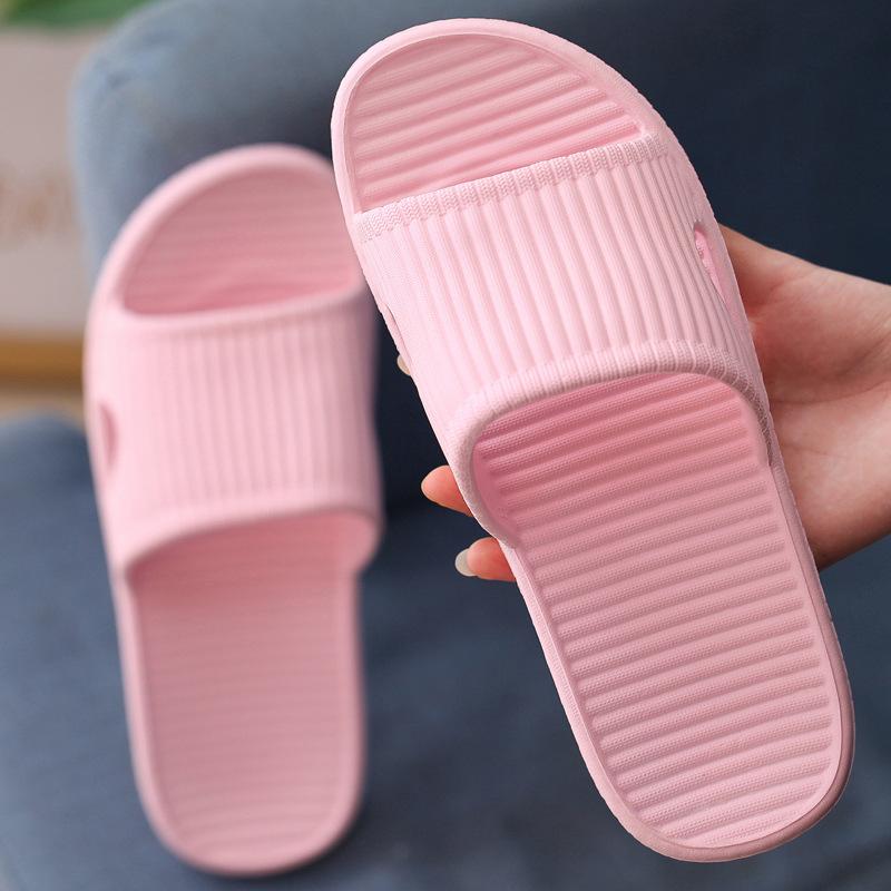 Home Slippers Female Home Indoor Summer Thick Bottom Cute Couple Bath Drag Home Sandals