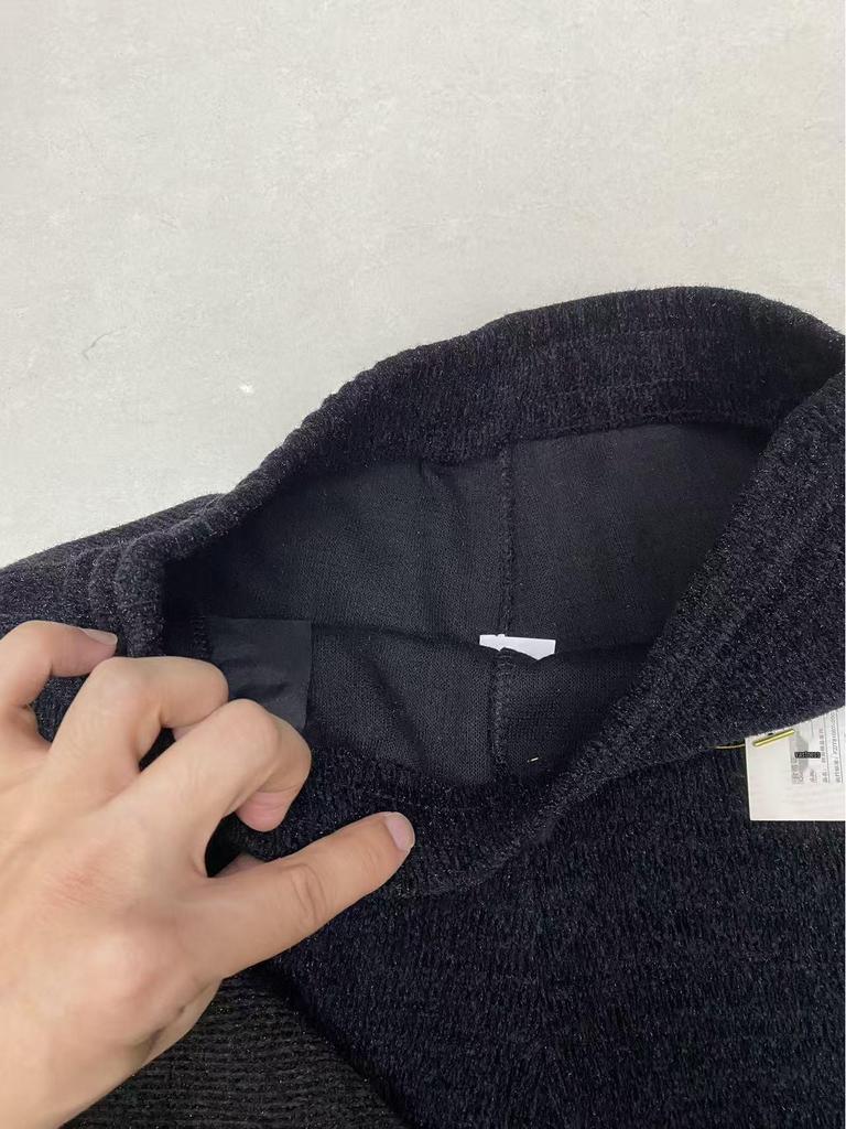 Высококачественные брюки гаремы из норкового велюра цвета осеннего золота для женщин - Удобные, стройнящие, с высокой посадкой для мам среднего и пожилого возраста