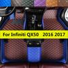 Автомобильные коврики из ПУ-кожи Подходят для Infiniti QX50 2016 2017 Автомобильный полный комплект Ковровое покрытие Коврики Напольные коврики Аксессуары для интерьера