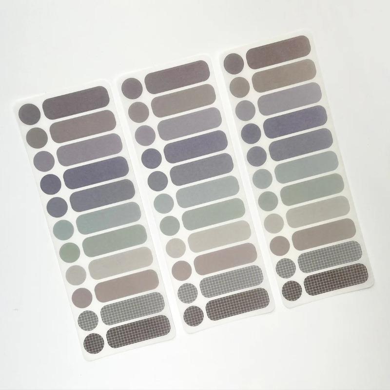 3 листа в упаковке Однотонные наклейки-точки для этикеток DIY Поделки Основной материал Декоративные наклейки Наклейки для изделий ручной работы