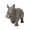 Ubia Walking Rhino (Small) 19 X 7.5 X 13 Cm Doll Figurine Ornament Animal Garden Decoration H16367