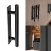 2 Pcs Self-Adhesive Cabinet Pulls Universal Drawers Handle Plastic Furniture Handles for Windows Wardrobes Sliding Door