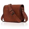 Leather Satchel Small Crossbody Bag Genuine Leather Messenger Shoulder Bag Cross Body Bag for Men and Women Travel Gift Bag Mini Sling Bag