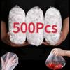 Disposable Food Cover Plastic Wrap Elastic Plastic Wrap Food Grade Shoe Cover Shower Headgear Bowls Caps Food Fresh Saver Bag