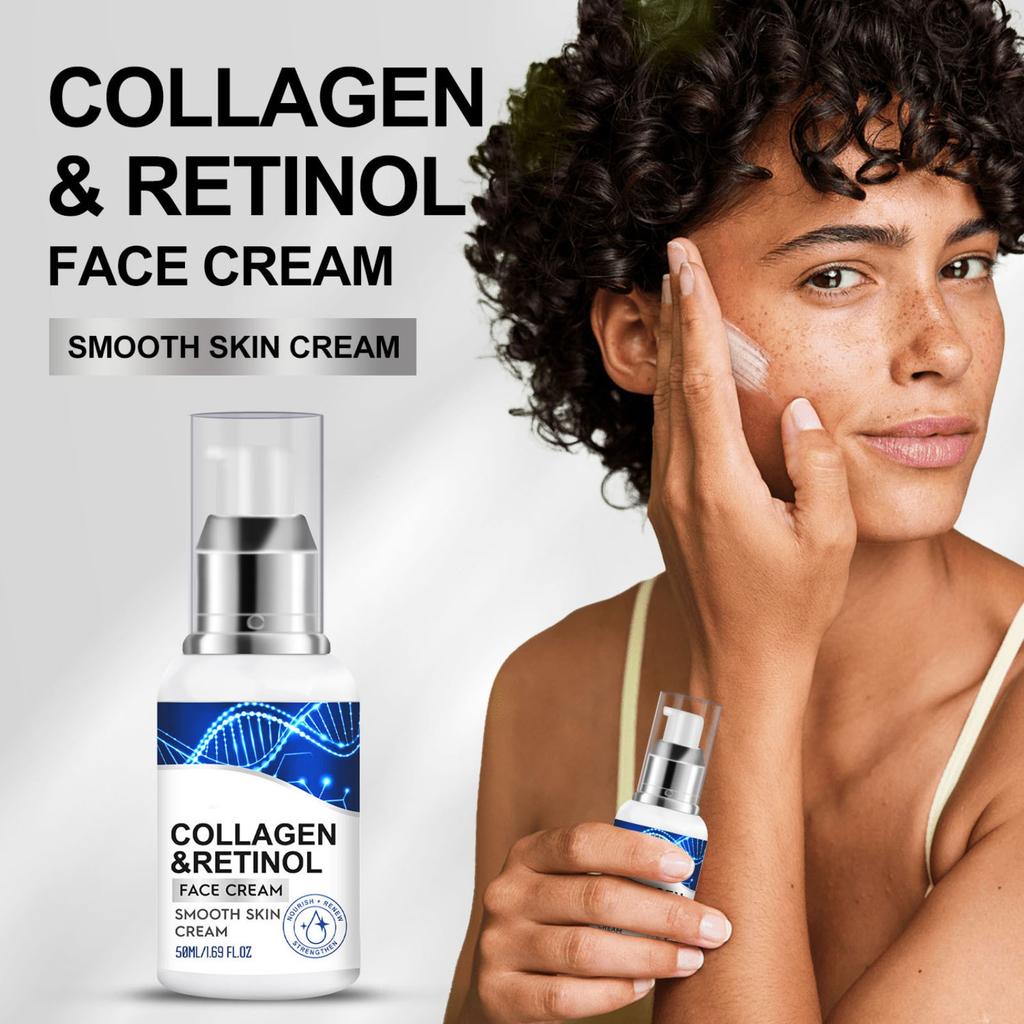 Гиалуроновый коллагеновый крем для укрепления и увлажнения кожи, омолаживающий, очищающий, косметический, корейский уход за кожей для всех типов кожи