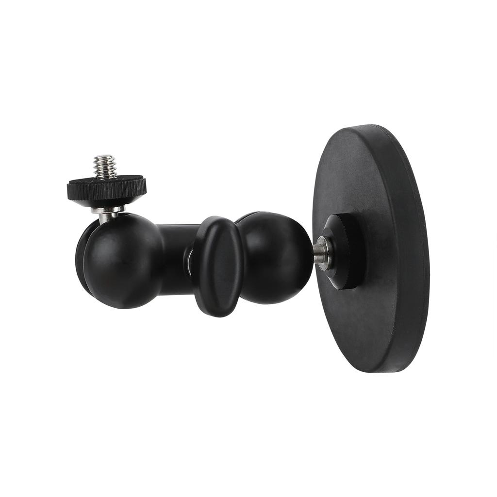 Camera Mount Base Metal Magnetic Suction Bracket Scratch-resistant Camera Magnet Mount Stand 1/4" Threaded Interface