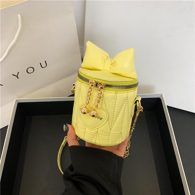 Новая простая и нишевая дизайнерская сумка-цепочка в корейском стиле, модная маленькая женская сумка-ведро, индивидуальная и красивая