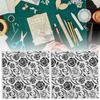 2Pcs EM200 Embossing Folder  Pattern  Plastic Embossed Template Paper Crafts