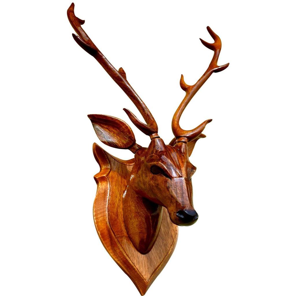 New Home Decor Item “DEER HEAD”42 Cm High (after Fitting) – Wooden Handicraft Showpieces Product for Wall Decoration.