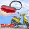 12V-80V Electric Bicycle Rear Lamp LED Safety Warning E-bike Taillights For E-scooter Ebike Warning Taillights Bike Accessories