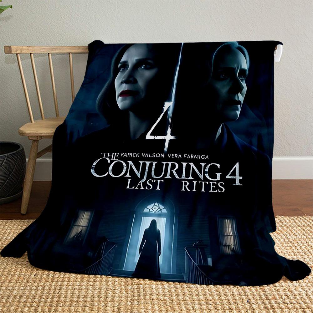 1PC Conjuring Last Rites Outdoor Flannel Blanket Soft Plush Decor for Picnics, camping,Bedroom, Playroom, Office1207A