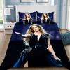 Exquisite 3D Printe Music C-Celine Dion Wallpaper Duvet Cover Pillowcase Bedding Set Single/Twin/Full/Queen Size Bedroom Decor