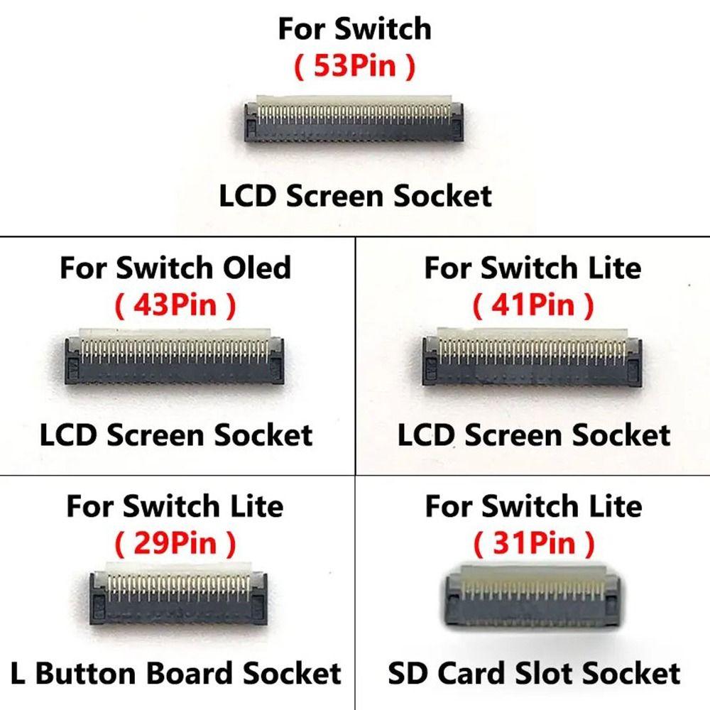 Оригинальный FPC-разъем Ремонт Замена гнезда LCD-экрана Контактное гнездо