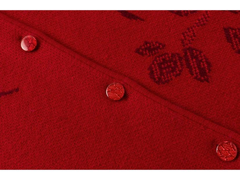 Женский шерстяной кардиган с круглым вырезом, пальто-свитер, осень/зима 2025