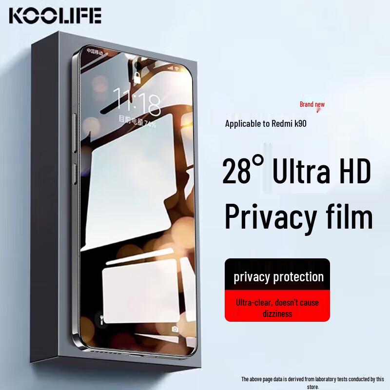 KOOLIFE Tempered Glass Screen & Lens Protectors for Redmi Phones