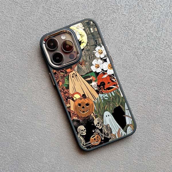 Модный креативный чехол для телефона с изображением призрака для iphone 16 15 14 11 13 12 Pro MAX задняя крышка X XS XR max 7 8 Plus Чехлы матовый корпус