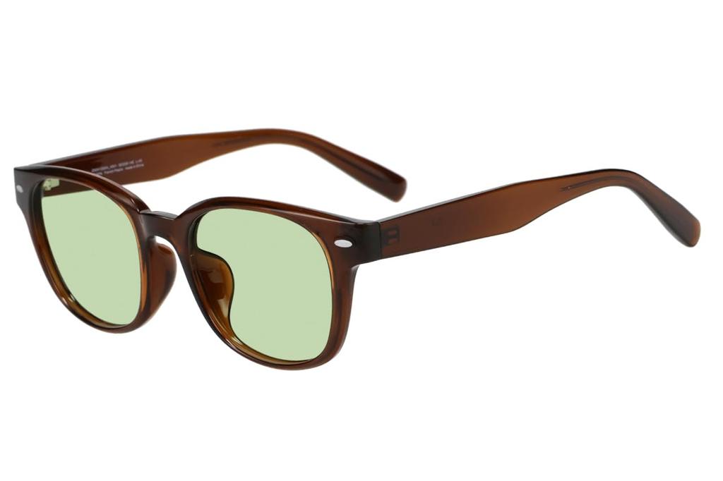 Wellington Type Sunglasses UV UV Protection Rate of Over Adult Cute Brown [Zoff] Protection, 99.9%, Unisex, Stylish, Fashion, Men's, Women's,